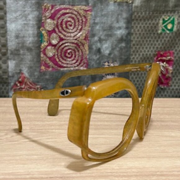 1970s Christian Dior 2026 80 Eye Glass Demo- Frames  (No lenses) Made in Germany - Picture 11 of 16
